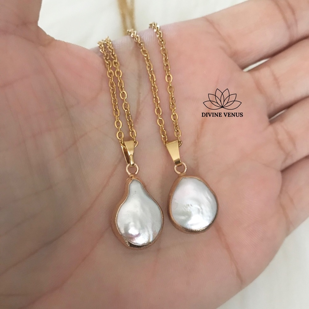 Natural Cultured Freshwater Pearl Necklace - Picture 5 of 8